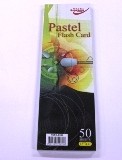 [5391505556396] FLASH CARD 12X4 PASTEL 50 PK