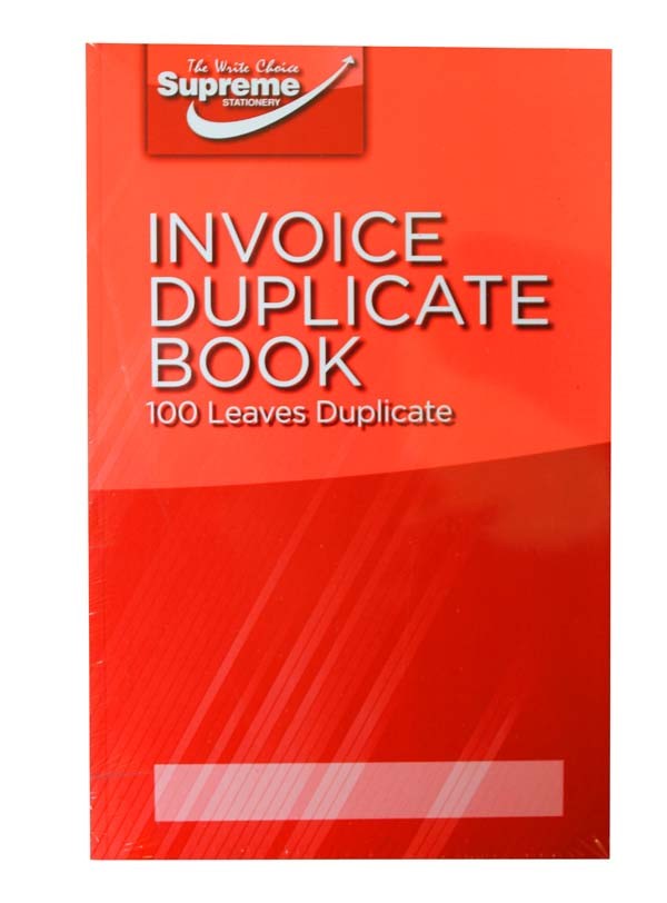Duplicate Book Invoice 8x5 100pg DP-7155 Supreme