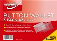 [5391525671772] [N/A] Button Wallet A3 3pk Clear A3-1772 Supreme