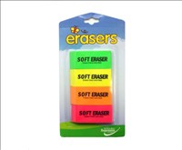 Erasers Soft 4pcs SE-2007 Supreme