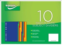 Divider 10 Part Plastic DV-3189 Supreme