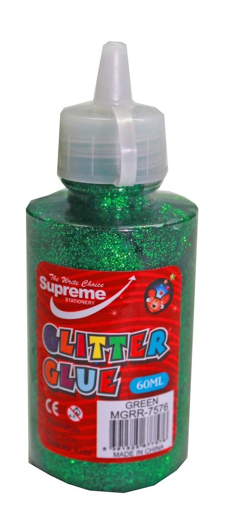 Glitter Glue 60ml Green MGRR-7576 Supreme