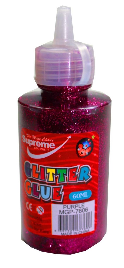 Glitter Glue 60ml Purple MGP-7606 Supreme