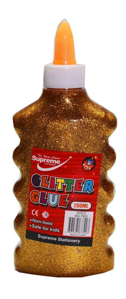 Glitter Glue 200ml Gold MG-7903 Supreme