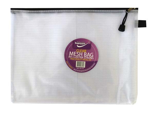 Mesh Bag A4++ Clear Extra Strong MZ-3107 Supreme