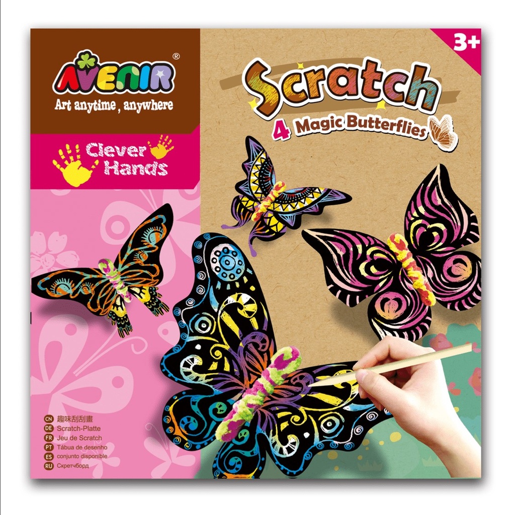 Scratch Art 4 Magic Butterflies