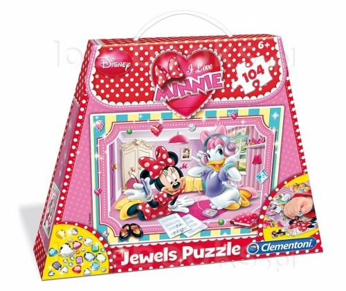 Jewels Puzzle I Love Minnie 104pcs (Jigsaw)