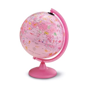Globe 16cm Pink Zoo Giacomino