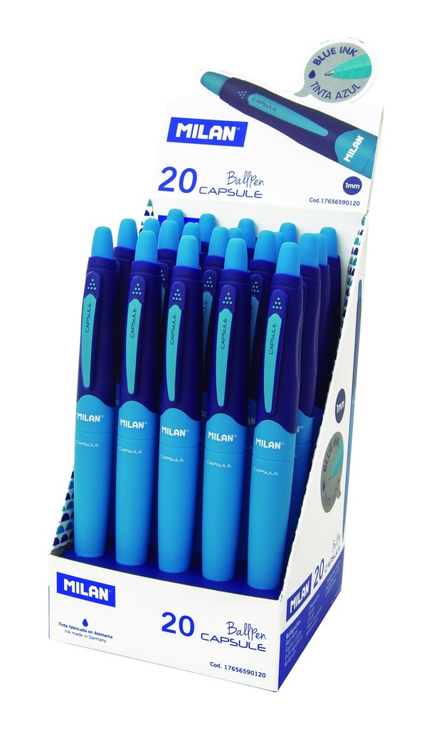 Pen Capsule Blue Milan