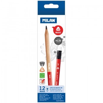 Pencil with Eraser Maxi Graphite HB