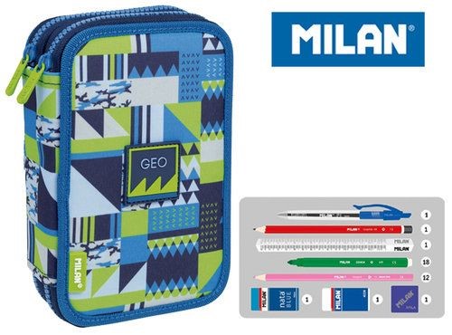 Pencil Case Double Decker set New Geo Milan