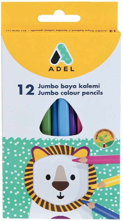 Colouring Pencils Jumbo 12 Pack