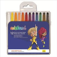 Twist Wax Crayons 12Pk Adeland