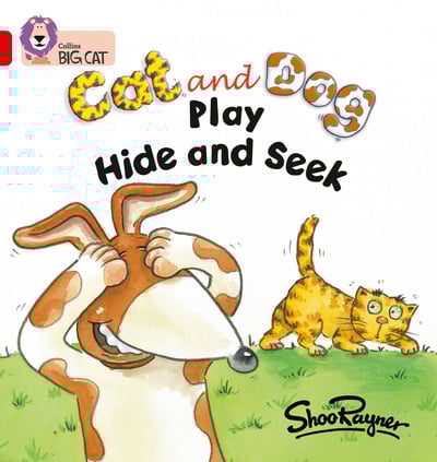 [9780007186600] Big Cat Red A Cat & Dog Play Hide & Seek Fctn
