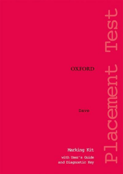 Oxford Placement Tests 1 Marking Kit