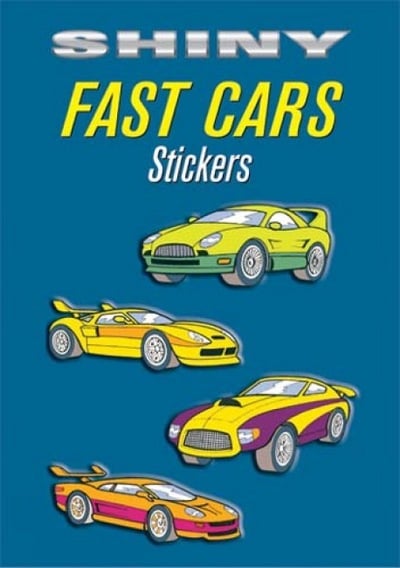 SHINY FAST CARS STICKERS