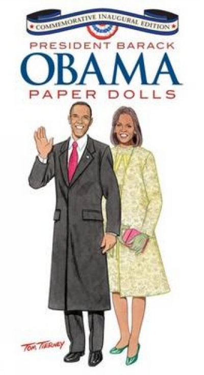 Barack Obama and His Family Paper Dolls Inaugural Edition