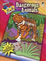 Dangerous Animals 3-D Coloring Book