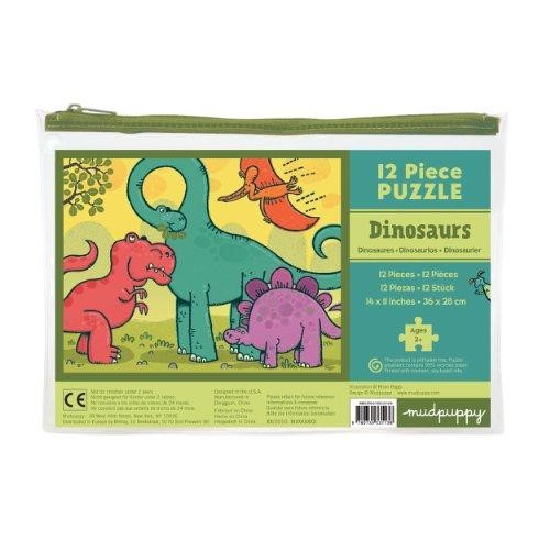 Dinosaurs 12 Piece Puzzle (Jigsaw)