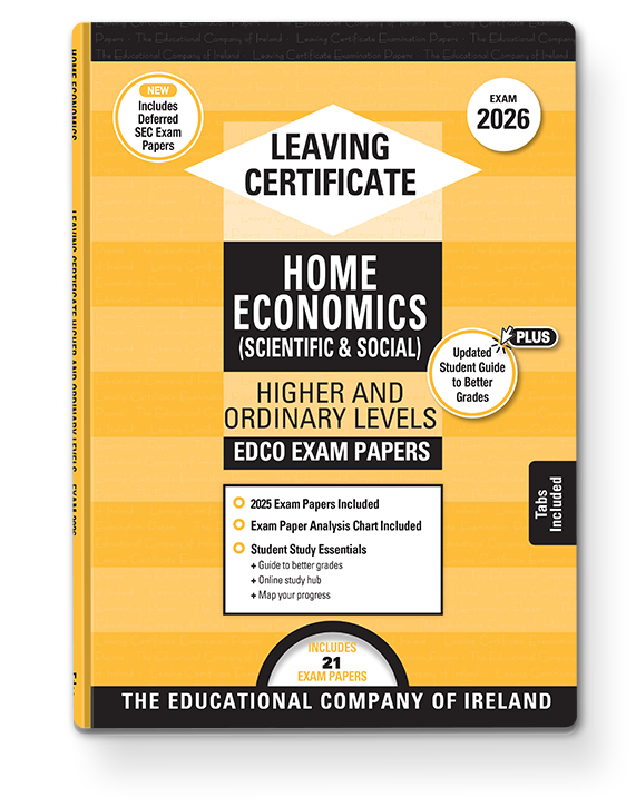 [9780861670130] 2026 Edco HOME EC LC H+O EXAM PAPERS