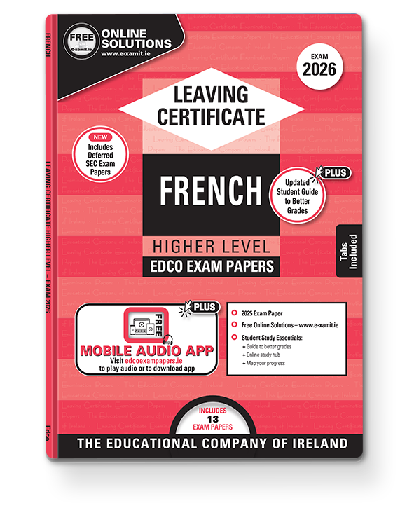 2026 Edco FRENCH LC HL EXAM PAPERS