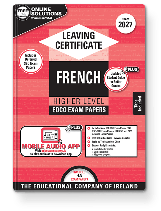 2027 Edco FRENCH LC HL EXAM PAPERS