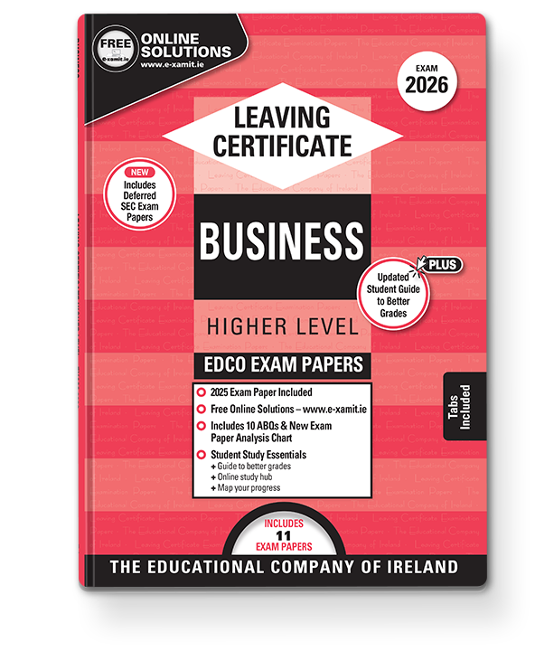 [9780861676026] 2026 Edco BUSINESS LC HL EXAM PAPERS