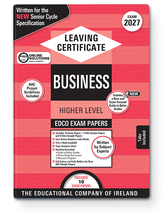 [9780861676026] 2027 Edco BUSINESS LC HL EXAM PAPERS