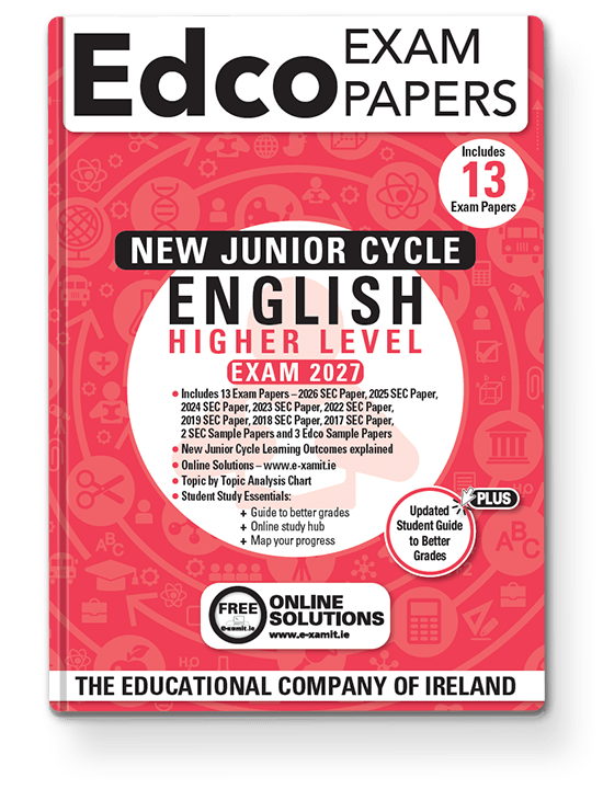 [9780861676347] 2027 Edco ENGLISH JC HL EXAM PAPERS