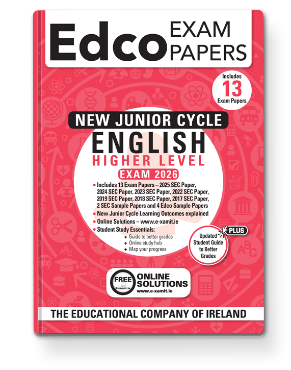 [9780861676347] 2027 Edco ENGLISH JC HL EXAM PAPERS