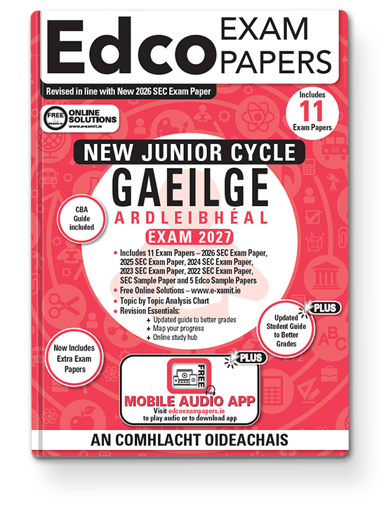 [9780861676385] 2027 Edco Irish JC HL Exam Papers