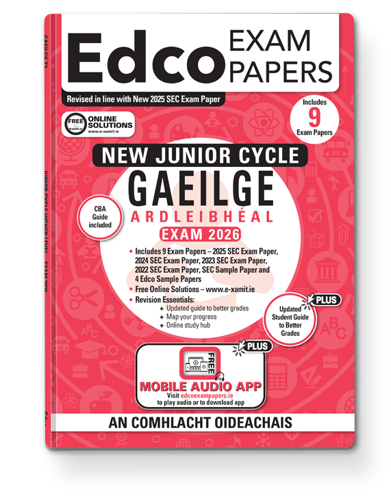 [9780861676385] 2027 Edco Irish JC HL Exam Papers