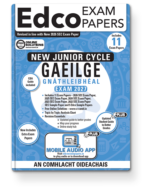 [9780861676408] 2027 Edco Irish JC OL Exam Papers