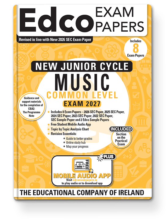 2027 Edco Music JC Common Level Exam Papers
