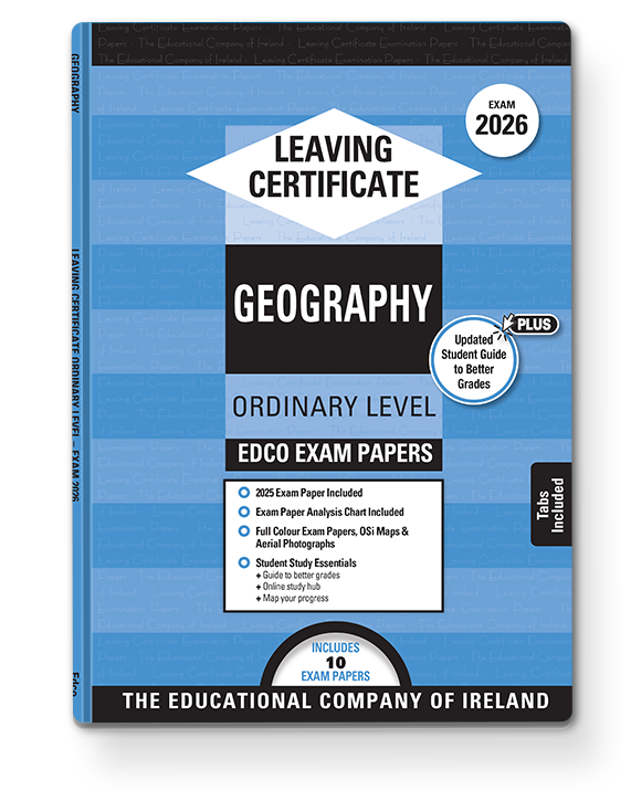[9780861676750] 2026 Edco GEOGRAPHY LC OL EXAM PAPERS
