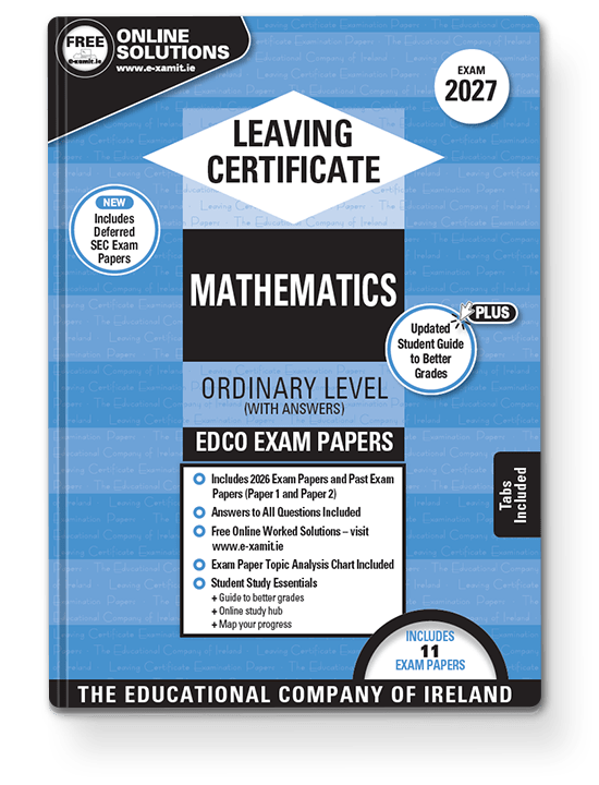 [9780861676798] 2027 Edco Maths LC OL Exam Papers