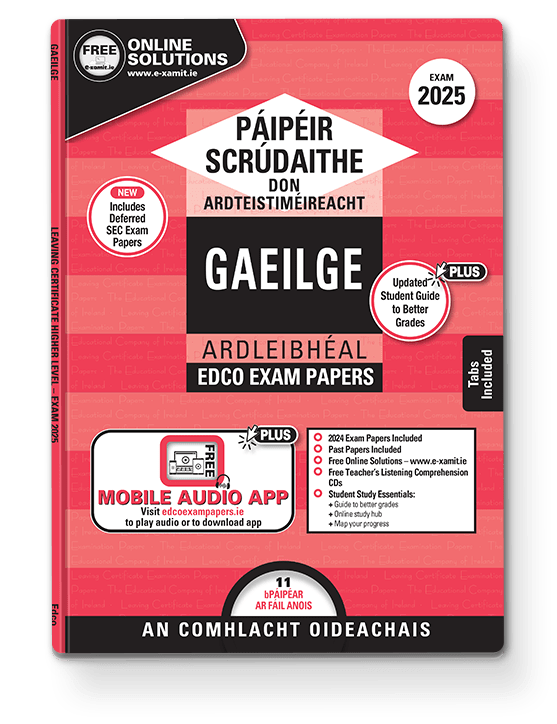 2026 Edco IRISH LC HL EXAM PAPERS