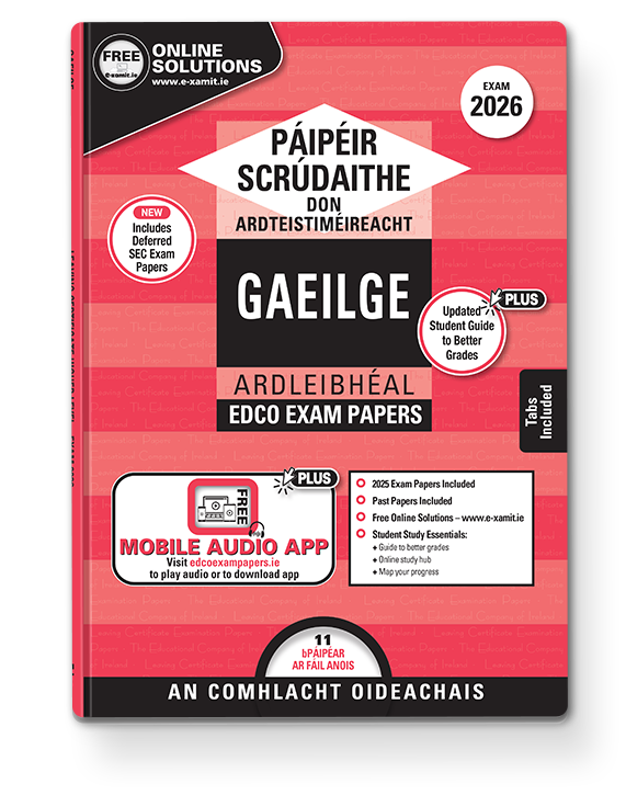 [9780861678518] 2027 Edco IRISH LC HL EXAM PAPERS