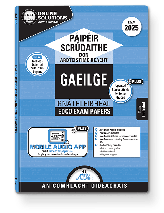 2026 Edco IRISH LC OL EXAM PAPERS