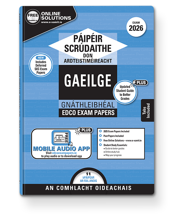 [9780861678525] 2027 Edco IRISH LC OL EXAM PAPERS