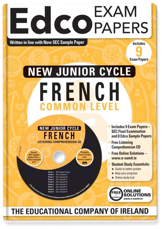 [9780861679163] [NOT PRINTED IN 2025] Edco French JC Common Level Exam Papers