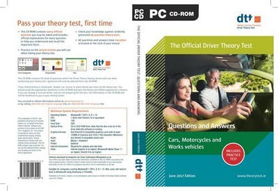 Driver Theory Test CD 8th Edition Cars Motorcycles AND Work Vehicles June 2017