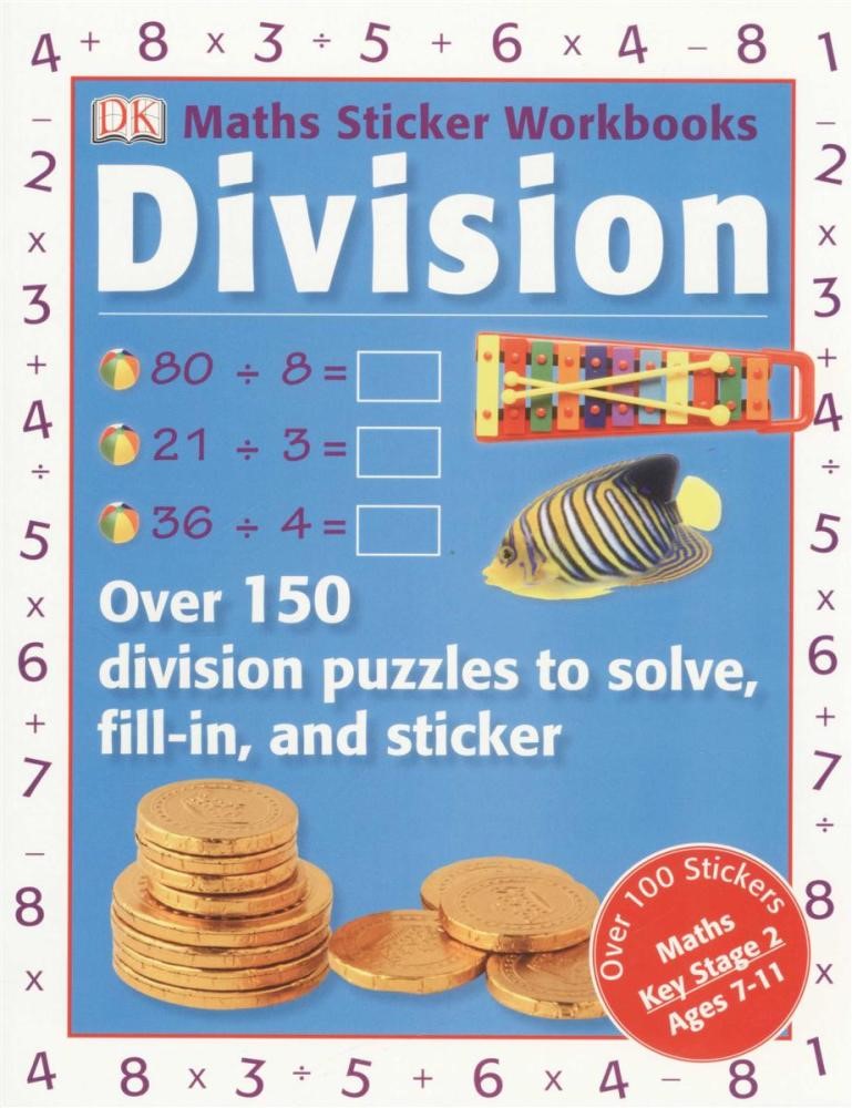 MATHS STICKER WORKBOOKS DIVISION STAGE 2