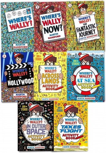 [9781406393453] Wheres Wally Amazing Adventures 8 Book Bag Collection set
