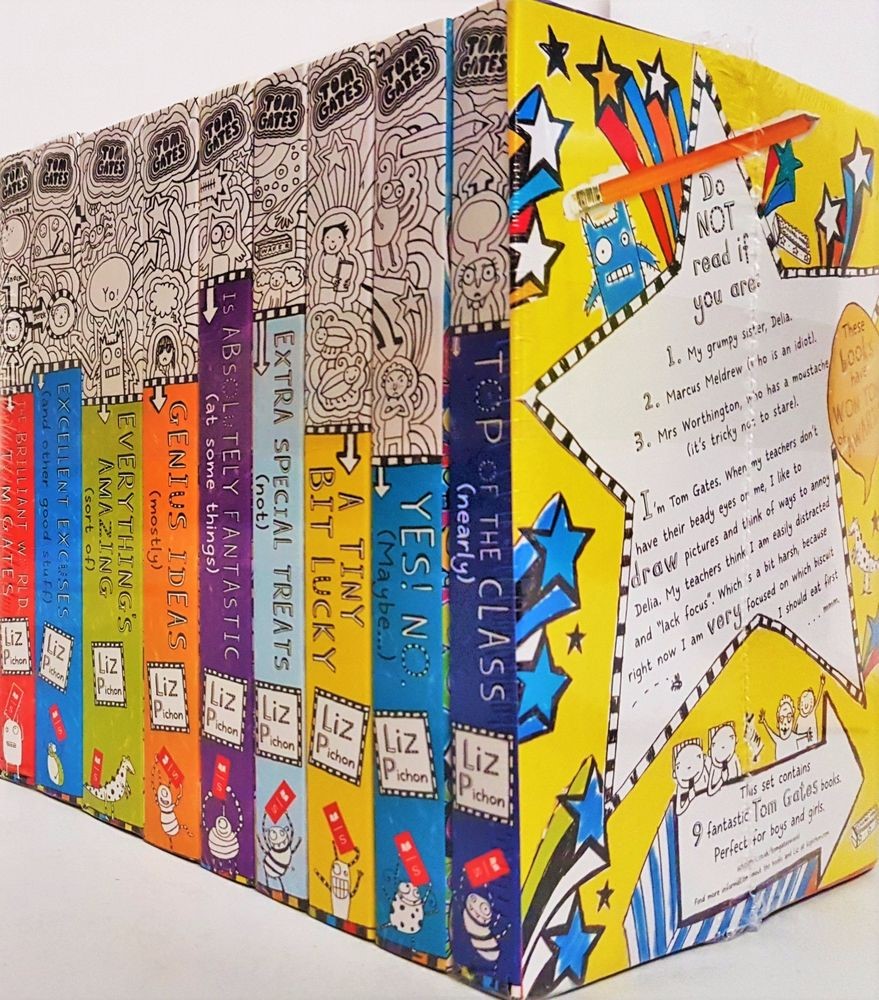 [9781407181127] [O/P] Tom Gates Collection (9 books) Box Set