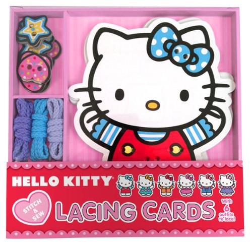 [9781419703973] Hello Kitty- Stitch and Sew Lacing Cards