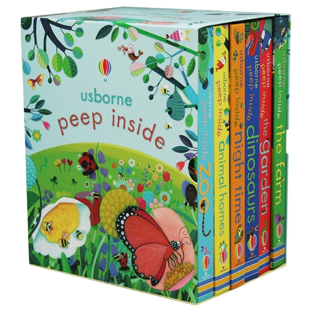 Usborne Peep Inside Box Set 6 books