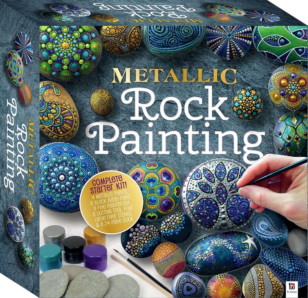 Metalllic Rock Painting
