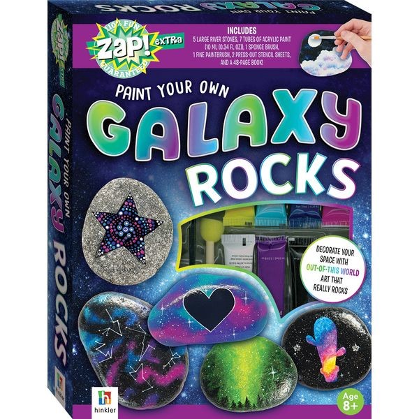 Paint Your Own Galaxy Rocks