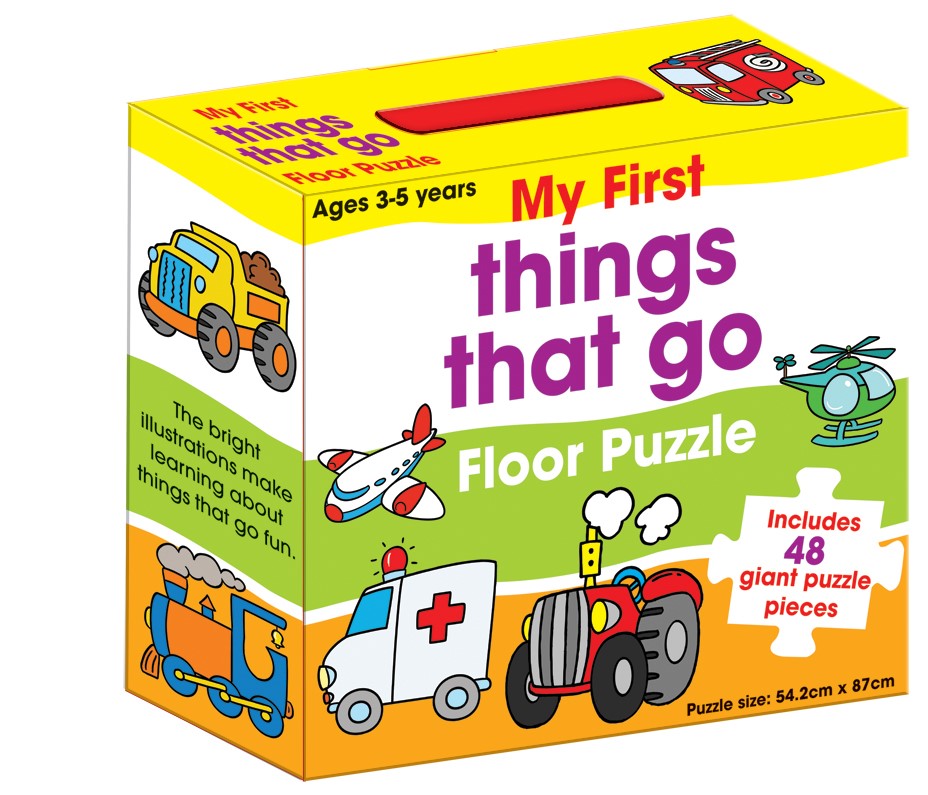 My First Things That Go Floor Puzzle 48Pcs (Jigsaw)